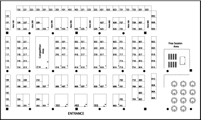 RCS 08 Floor Plan for the CT Expo Center